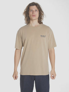 THRILLS - WORKWEAR OVERSIZE FIT TEE - SAND