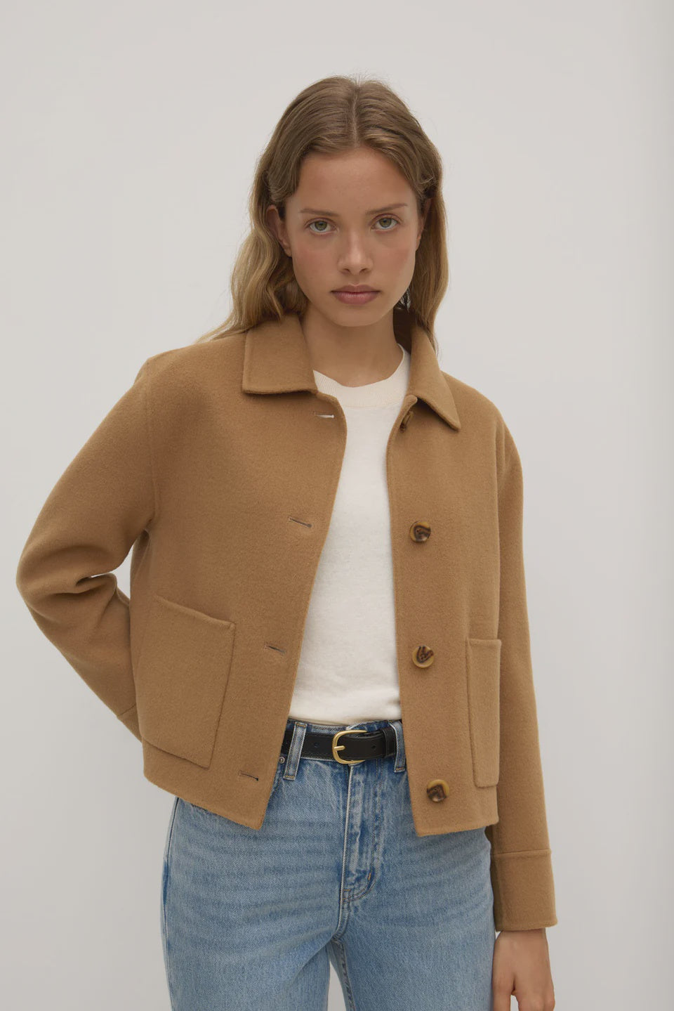 ASSEMBLY - TASMIN  WOOL JACKET / CAMEL