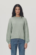 Load image into Gallery viewer, ROWIE - TISH KNIT JUMPER -Sage Creme
