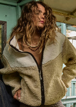Load image into Gallery viewer, THE UPSIDE - HARLOW FLEECE ZIP THROUGH / pebble
