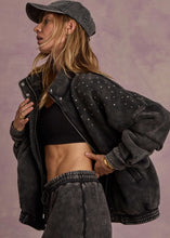 Load image into Gallery viewer, THE UPSIDE - COSMIC CARMEN MOTO JACKET
