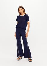Load image into Gallery viewer, THE UPSIDE - JOYELA PANELLED FLARE PANT / navy
