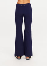 Load image into Gallery viewer, THE UPSIDE - JOYELA PANELLED FLARE PANT / navy
