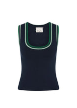Load image into Gallery viewer, THE UPSIDE - JOEY KNIT TANK TOP / navy
