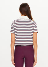 Load image into Gallery viewer, THE UPSIDE - SOPHIE CROPPED POLO SHIRT / stripe
