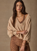 Load image into Gallery viewer, THE UPSIDE - BONITA V NECK KNIT / sand
