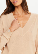 Load image into Gallery viewer, THE UPSIDE - BONITA V NECK KNIT / sand
