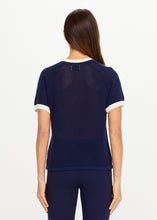 Load image into Gallery viewer, THE UPSIDE - FENWAY JORDAN KNIT TEE / navy
