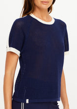 Load image into Gallery viewer, THE UPSIDE - FENWAY JORDAN KNIT TEE / navy
