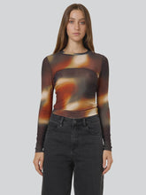 Load image into Gallery viewer, THRILLS - METAMORPHIC DAZE MESH TOP / black
