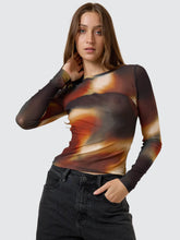 Load image into Gallery viewer, THRILLS - METAMORPHIC DAZE MESH TOP / black
