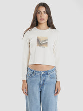 Load image into Gallery viewer, THRILLS - OLD AND GOLD MINI LONG SLEEVE TEE - HERITAGE WHITE
