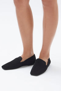 ASSEMBLY - WILLOW SUEDE LOAFER in BLACK