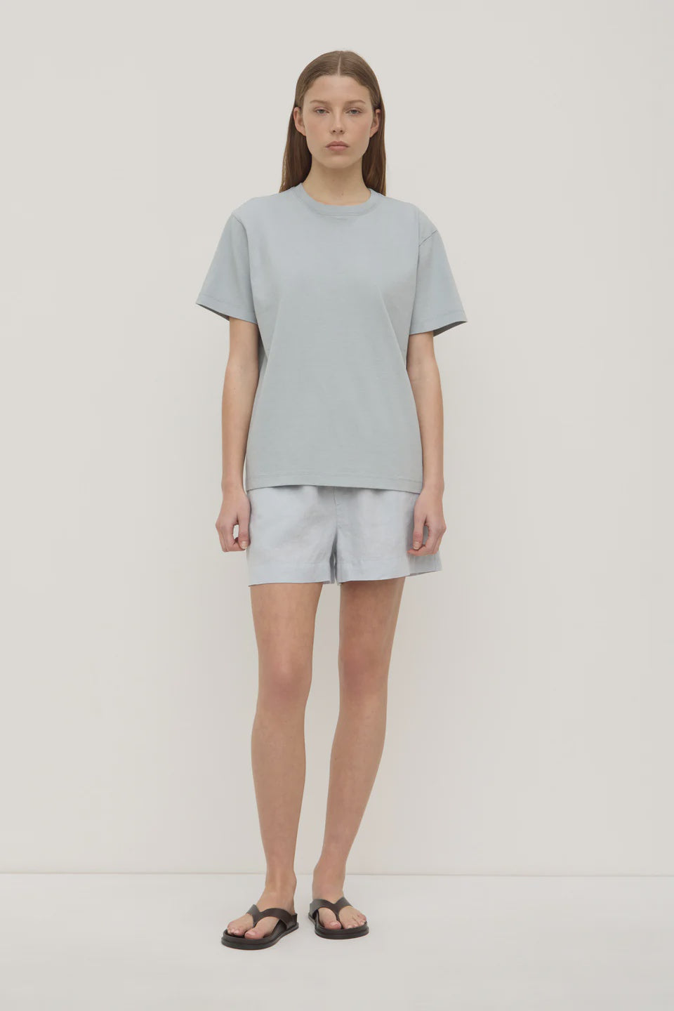 ASSEMBLY - WOMENS ORGANIC BASE TEE - CLOUD