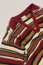 Load image into Gallery viewer, ZULU &amp; ZEPHYR - TEXTURED KNIT SHIRT / earth stripe
