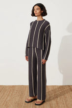 Load image into Gallery viewer, ZULU &amp; ZEPHYR - CHARCOAL STRIPE KNIT JUMPER
