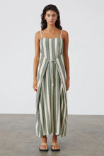 Load image into Gallery viewer, ZULU &amp; ZEPHYR - EUCALYPTUS STRIPE ORGANIC COTTON DRESS
