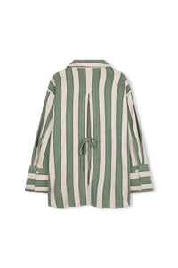 ZULU & ZEPHYR - EUCALYPTUS STRIPE ORGANIC SHIRT