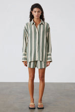 Load image into Gallery viewer, ZULU &amp; ZEPHYR - EUCALYPTUS STRIPE ORGANIC SHIRT
