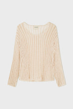 Load image into Gallery viewer, ZULU &amp; ZEPHYR - NATURAL LATTICE KNIT JUMPER
