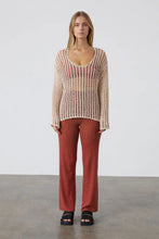 Load image into Gallery viewer, ZULU &amp; ZEPHYR - NATURAL LATTICE KNIT JUMPER
