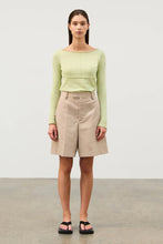 Load image into Gallery viewer, ZULU &amp; ZEPHYR - PISTACHIO PANELLED L/S KNIT TOP
