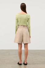 Load image into Gallery viewer, ZULU &amp; ZEPHYR - PISTACHIO PANELLED L/S KNIT TOP
