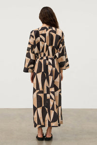 ZULU & ZEPHYR - MOSAIC LINEN BLEND DRESS