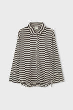 Load image into Gallery viewer, ZULU &amp; ZEPHYR - COCOA GRID COTTON SHIRT
