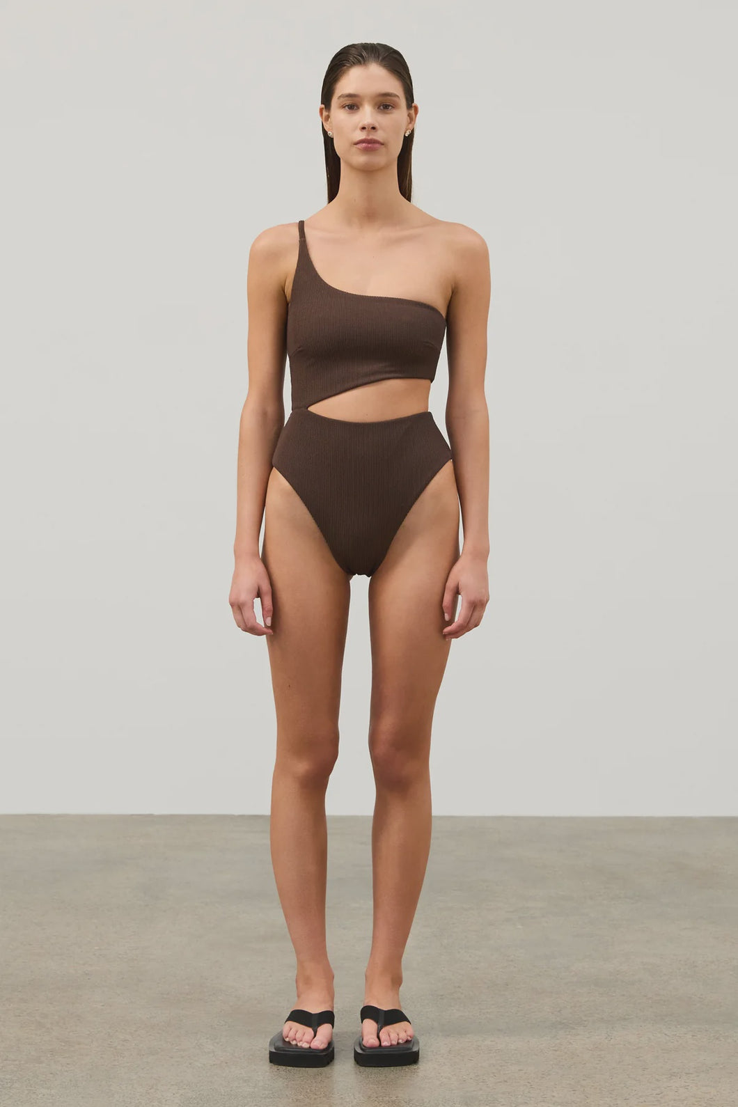 ZULU & ZEPHYR - COCOA TEXTURED ONE PIECE