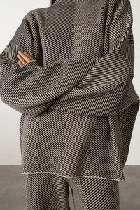 ZULU & ZEPHYR - HERRINGBONE KNIT JUMPER