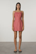 Load image into Gallery viewer, ZULU &amp; ZEPHYR - BERRY LINEN MINI DRESS
