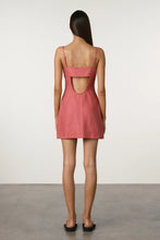 Load image into Gallery viewer, ZULU &amp; ZEPHYR - BERRY LINEN MINI DRESS
