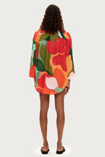 Load image into Gallery viewer, ZULU &amp; ZEPHYR - COTTON SILK SHIRT RED FLORAL
