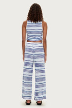 Load image into Gallery viewer, ZULU &amp; ZEPHYR - GATHERED KNIT TANK / Blue Stripe
