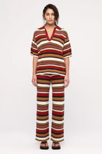 Load image into Gallery viewer, ZULU &amp; ZEPHYR - TEXTURED KNIT SHIRT / earth stripe
