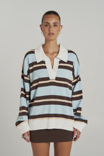Load image into Gallery viewer, SUMMI SUMMI - STRIPE LS POLO aperol stripe
