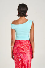 Load image into Gallery viewer, SUMMI SUMMI - OFF SHOULDER TANK - AQUA

