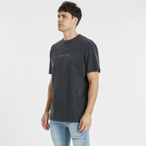 KISS CHACEY - ARCHANGEL RELAXED TEE - MINERAL BLACK