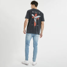 Load image into Gallery viewer, KISS CHACEY - ARCHANGEL RELAXED TEE - MINERAL BLACK
