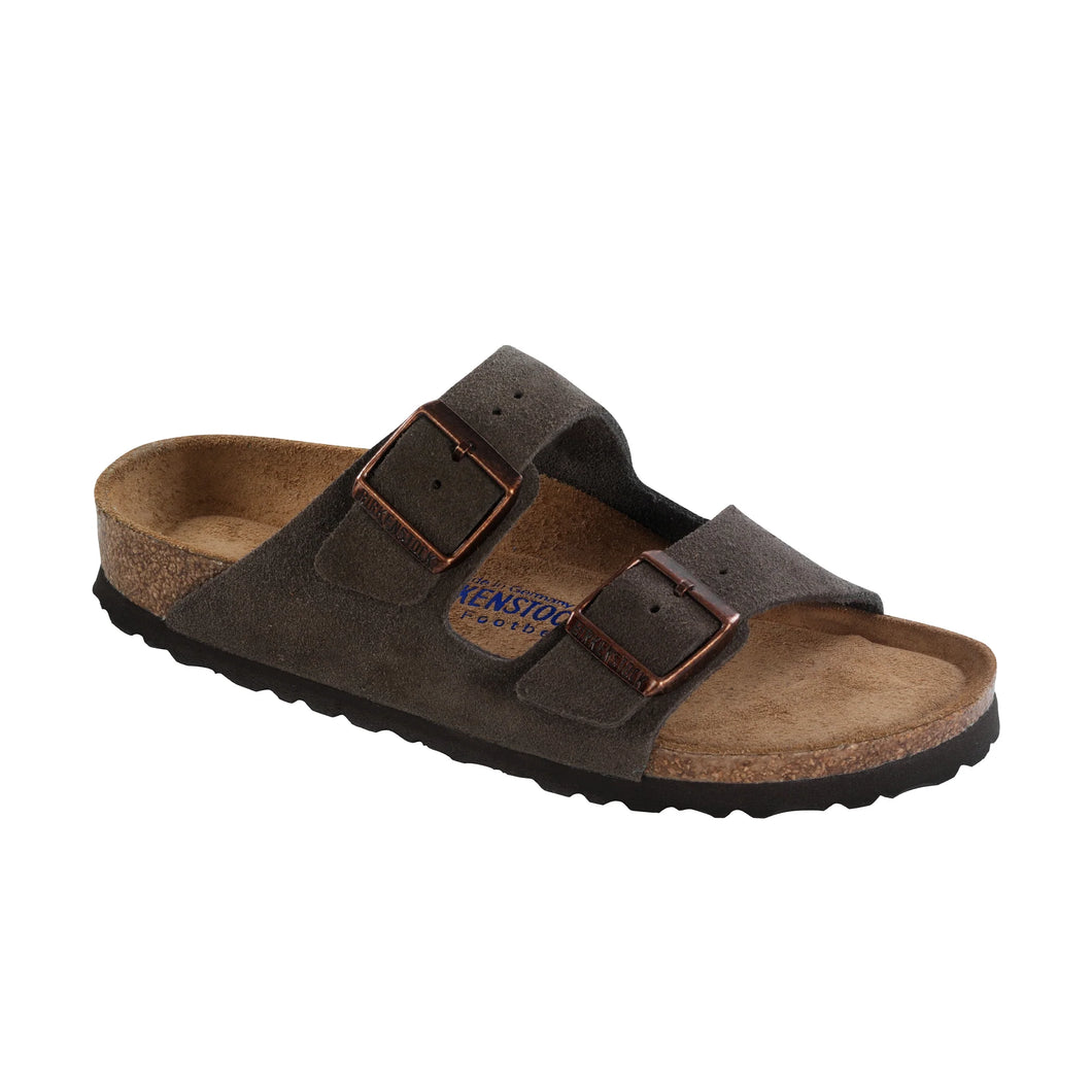 BIRKENSTOCK - ARIZONA SFB MOCCA SUEDE LEATHER