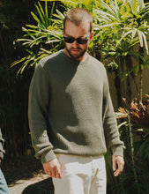 Load image into Gallery viewer, MR SIMPLE - FISHER CHUNKY ORGANIC KNIT / fatigue
