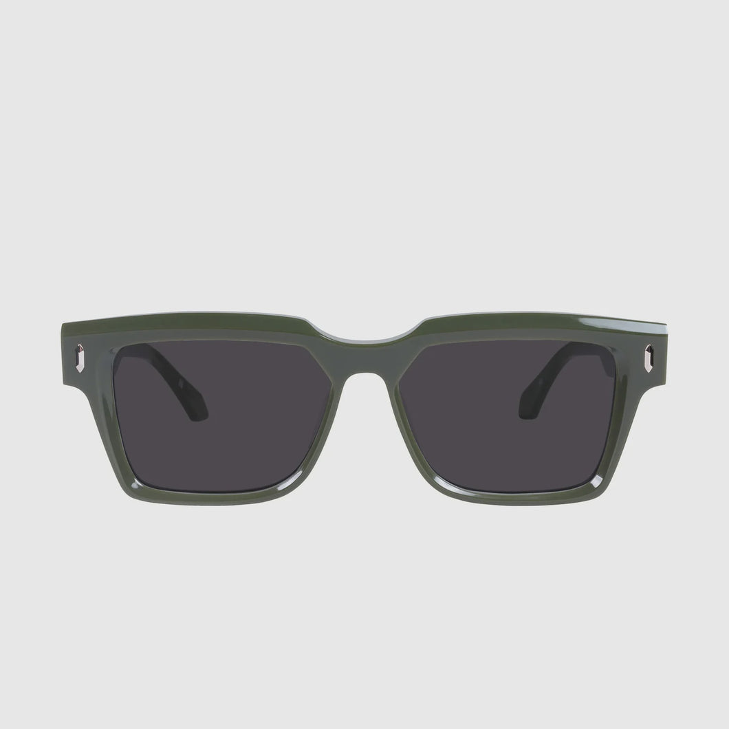 VALLEY - ROOSEVELT - Army Green e Gold Metal / Black Lens