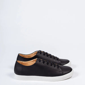 EKN - OAK SNEAKER / BLACK LEATHER