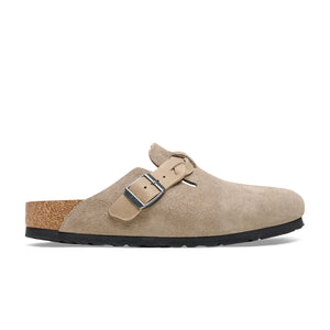 BIRKENSTOCK - BOSTON BRAIDED TAUPE SUEDE