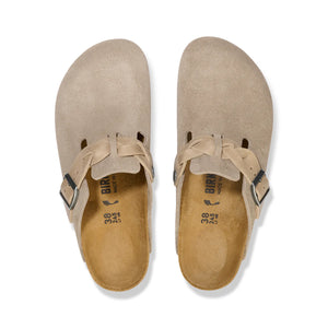 BIRKENSTOCK - BOSTON BRAIDED TAUPE SUEDE