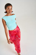 Load image into Gallery viewer, SUMMI SUMMI - OFF SHOULDER TANK - AQUA
