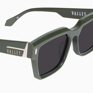 VALLEY - ROOSEVELT - Army Green e Gold Metal / Black Lens