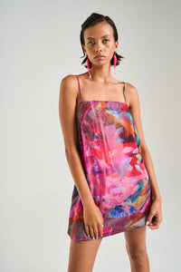 SUMMI SUMMI - SHIFT DRESS  - FISH TANK