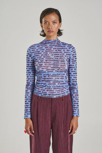 SUMMI SUMMI - FORTUNE TELLER L/S RUCHED TOP